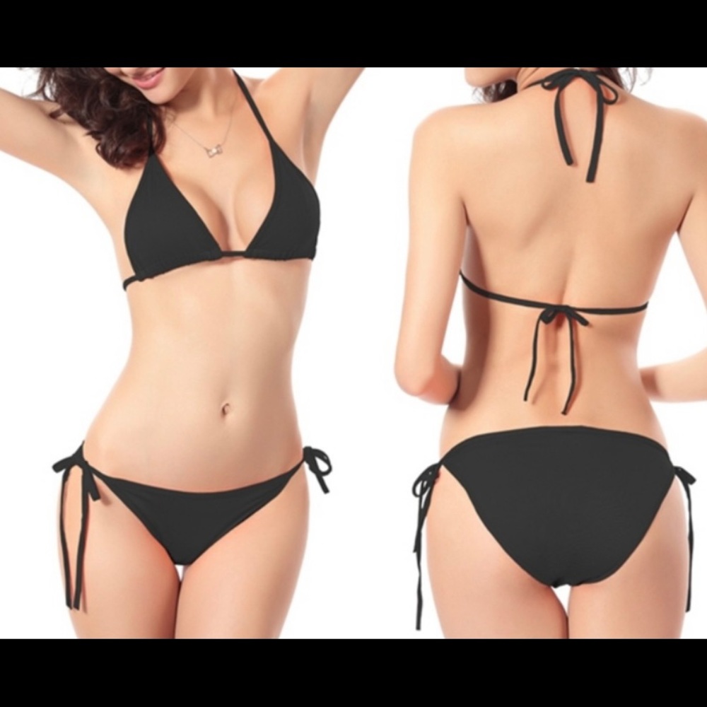 NEW Black String Bikini - New in sealed bag
Never worn one-size adjustable ties
